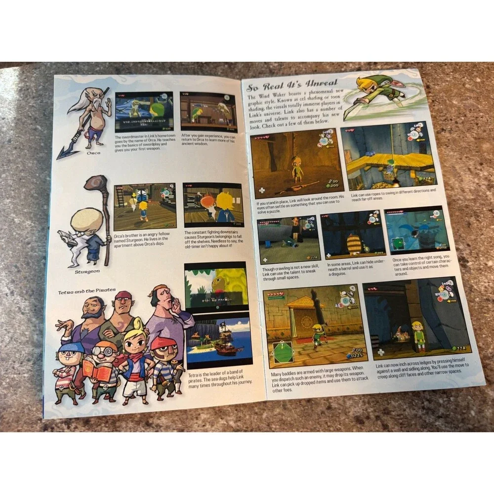 The Legend Of Zelda Master Quest Strategy Game Cube Wind Waker Guide Promo 2003